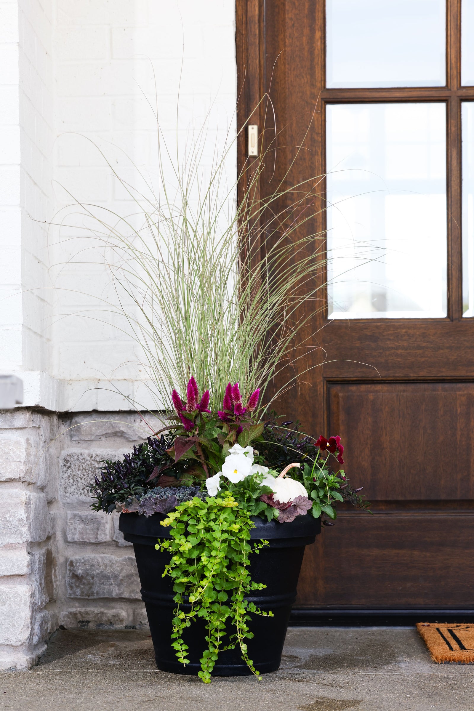Fall Bounty - Medium Porch Pot