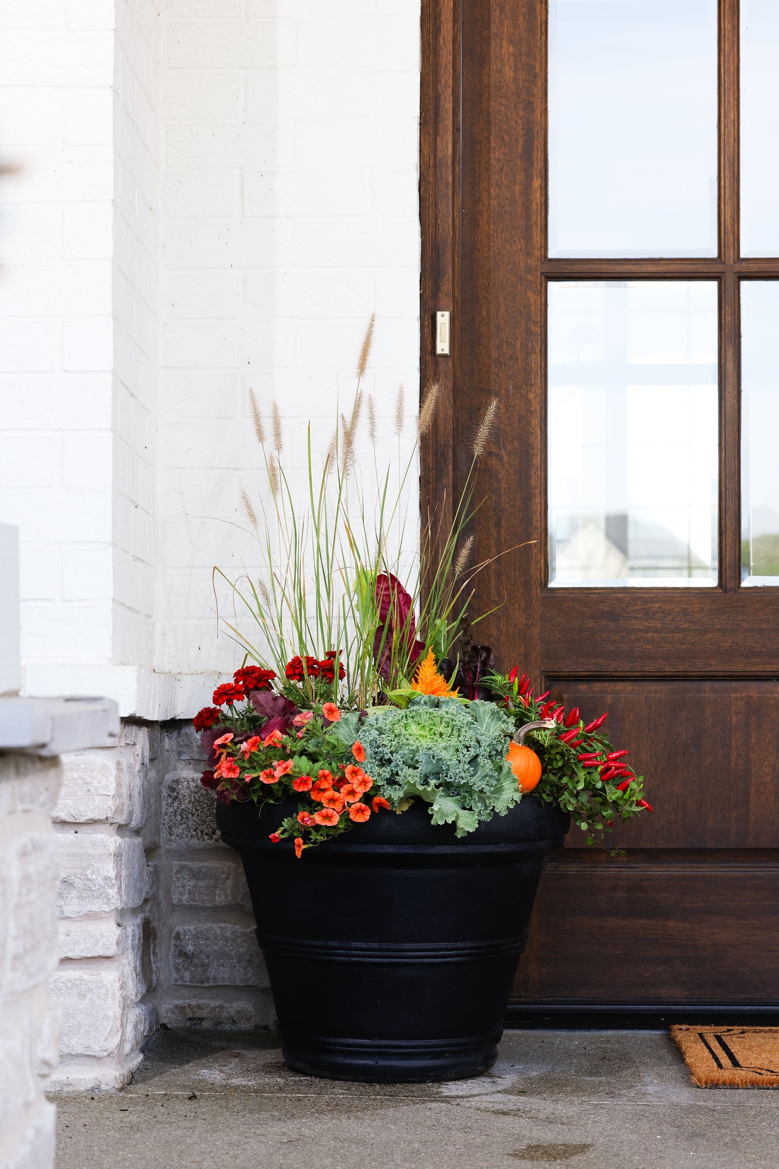 Autumn Embers - Large Porch Pot