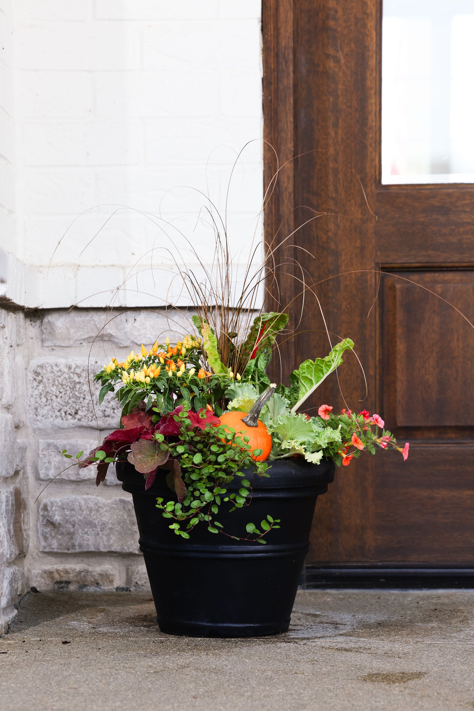 Autumn Embers - Medium Porch Pot