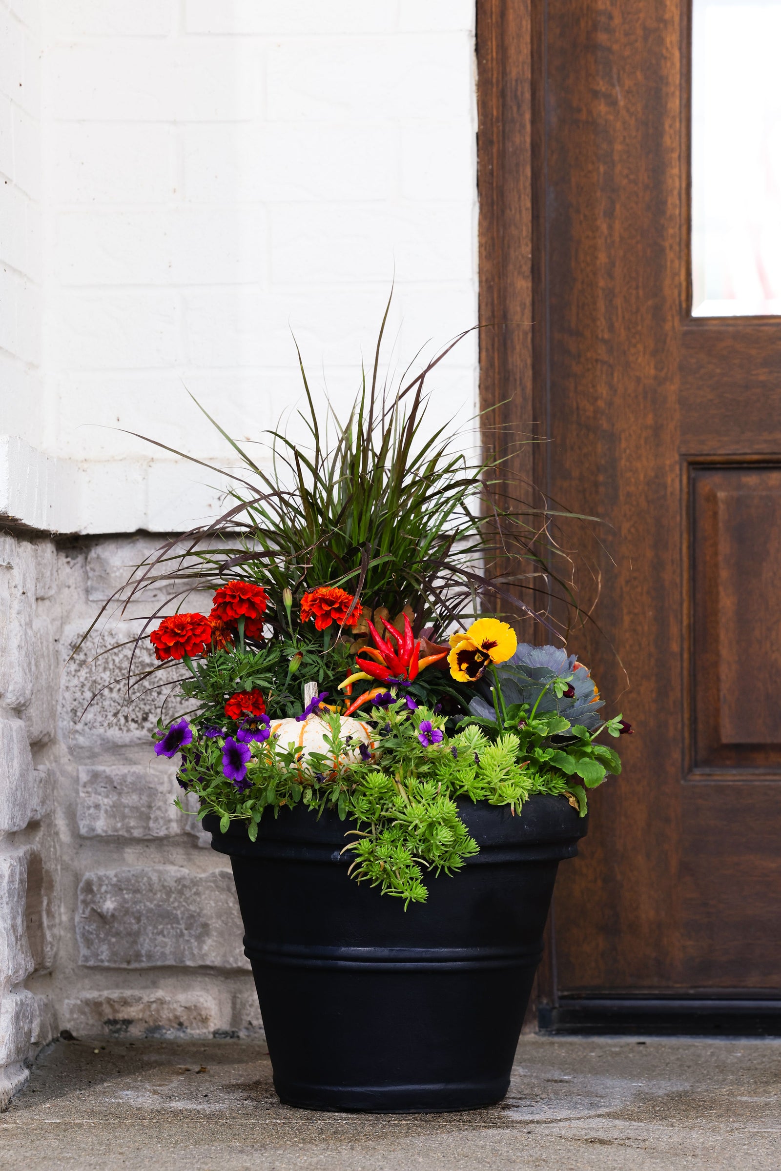 Harvest Glow - Medium Porch Pot