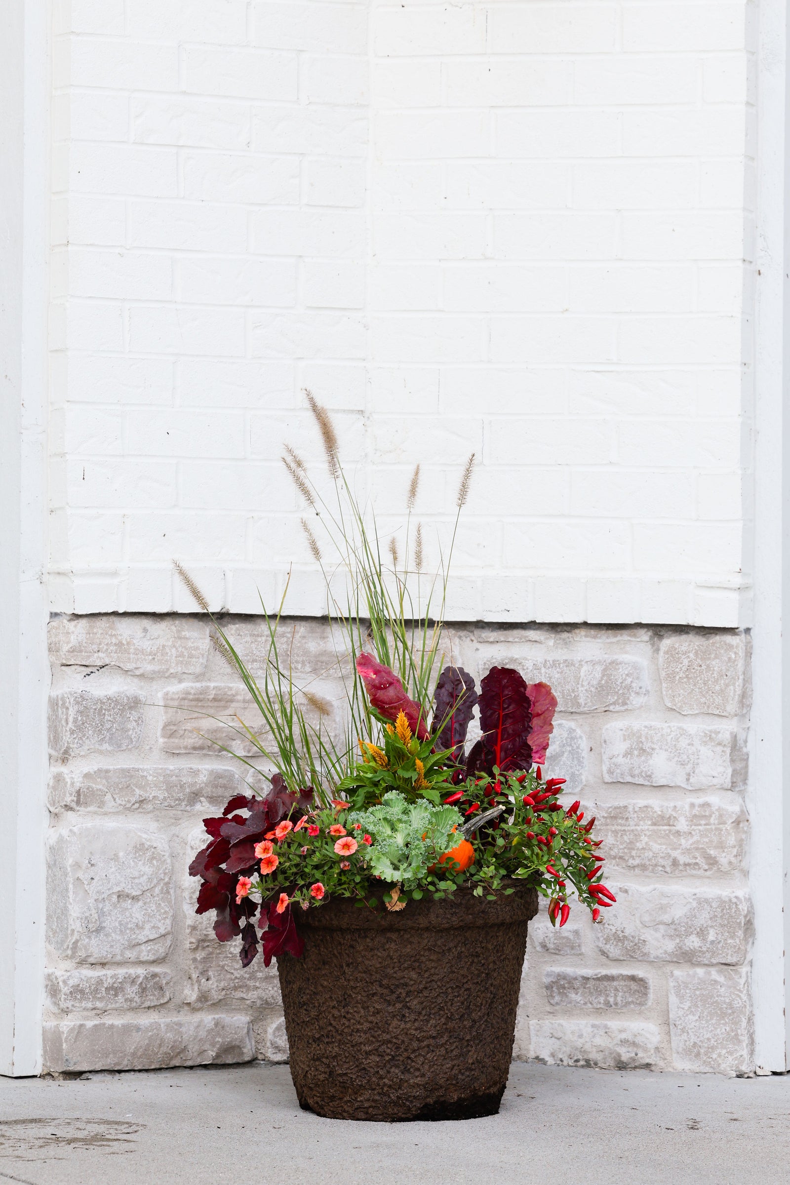 Autumn Embers - Large Round Drop In