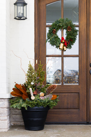 Woodland Winter - Large Porch Pot