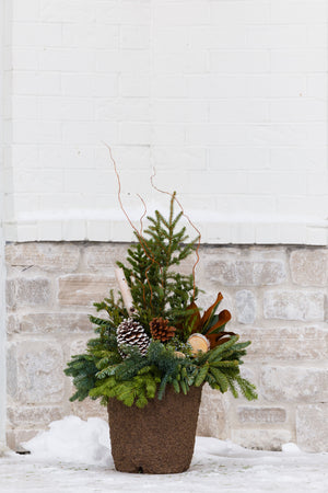 Woodland Winter - Small Round Drop In