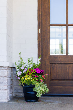 Coastal Bloom (Sun) - Small Porch Pot