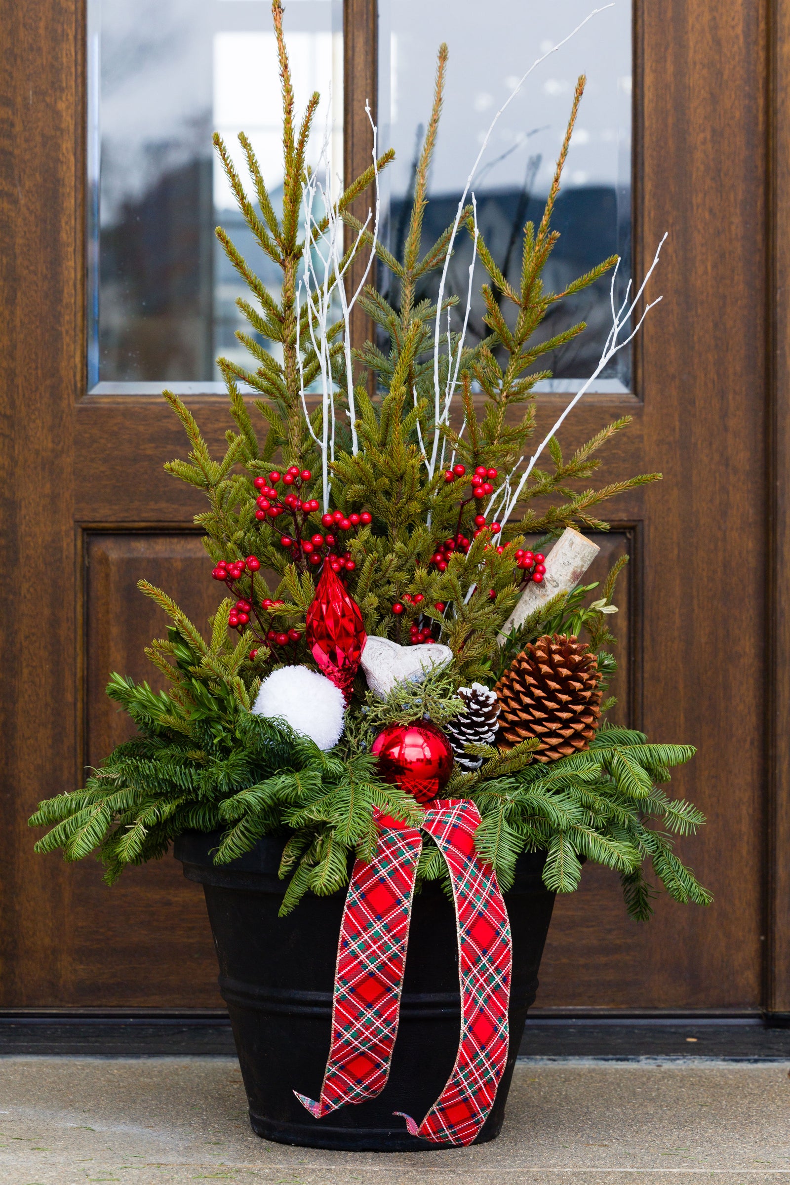 Peppermint Twist - Medium Porch Pot