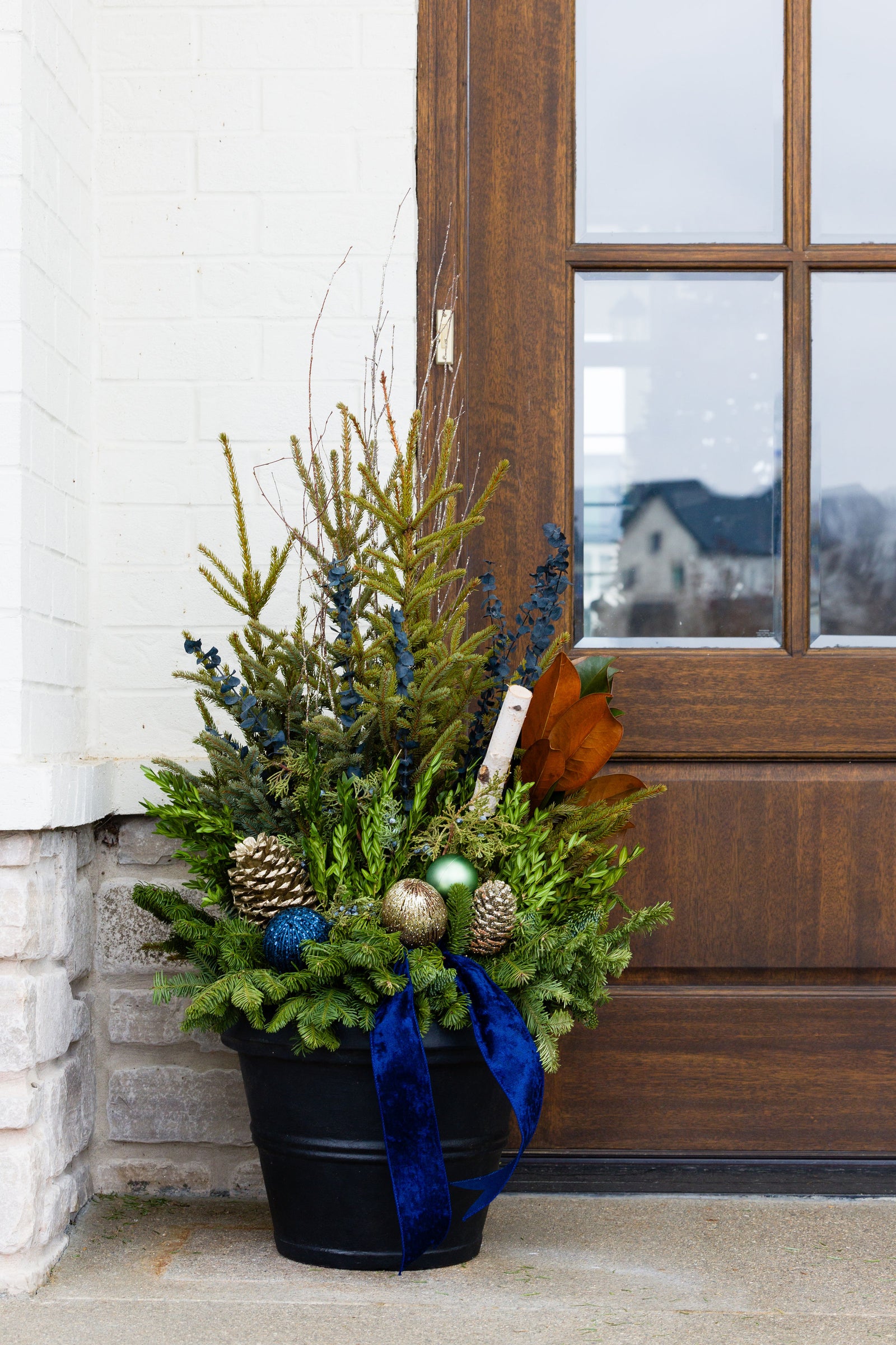 Alpine Glow - Medium Porch Pot