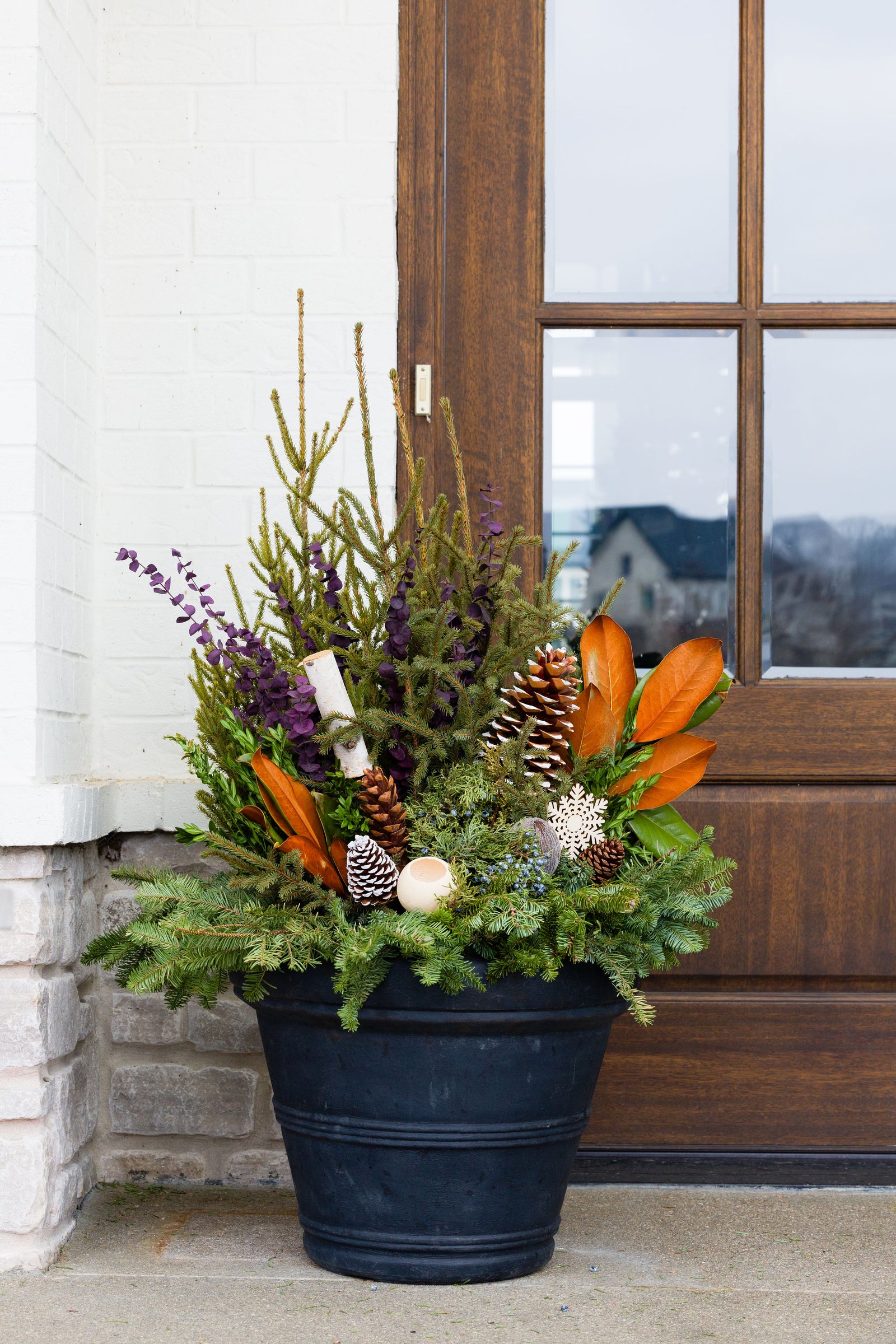 Woodland Whisper - Large Porch Pot