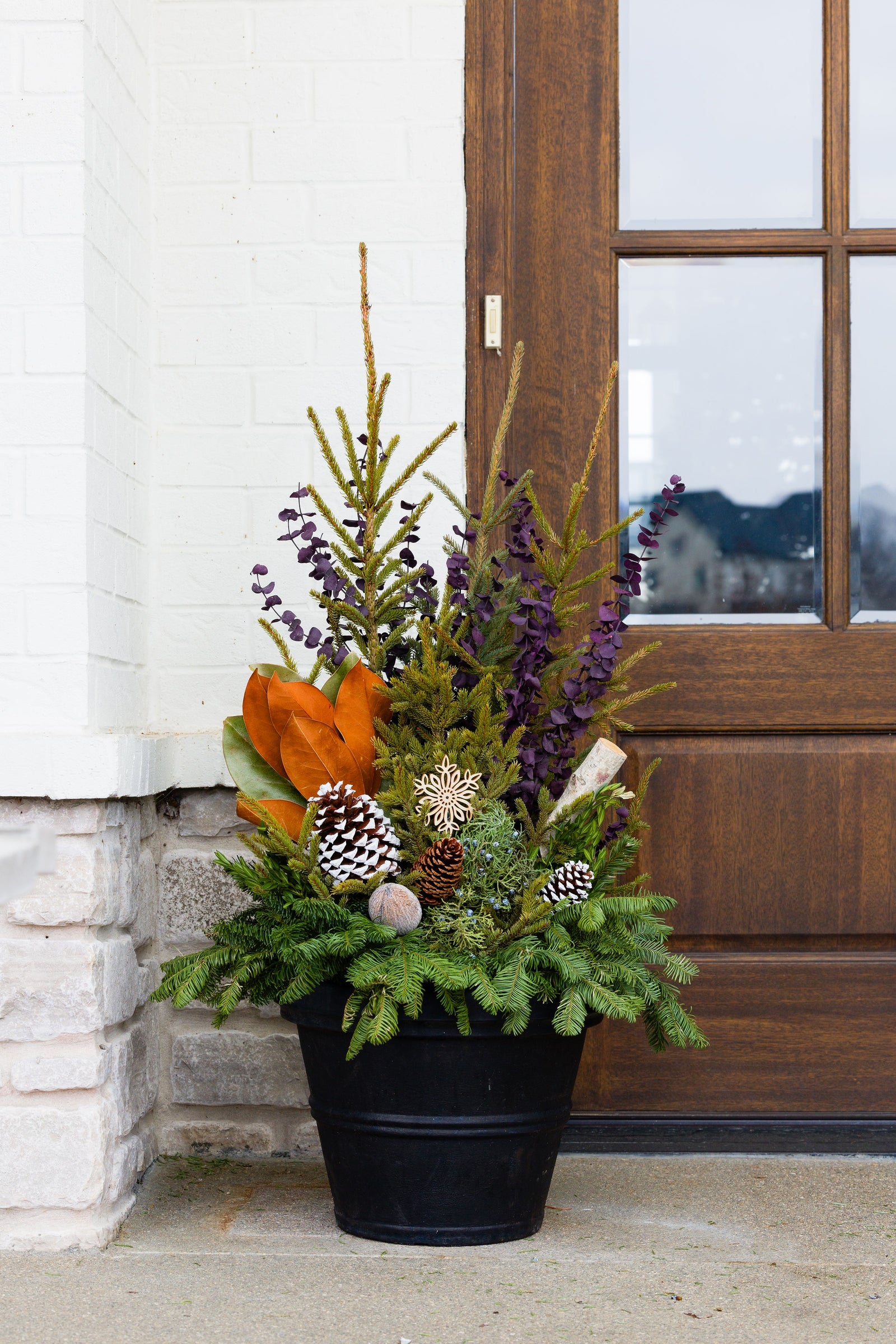 Woodland Whisper - Medium Porch Pot