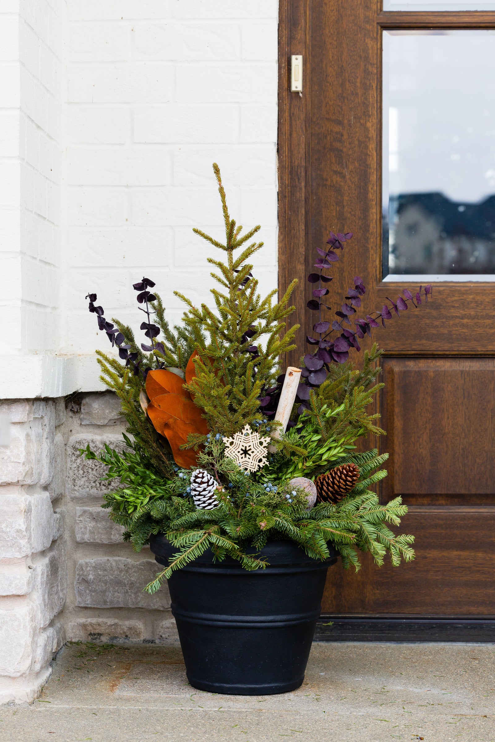 Woodland Whisper - Small Porch Pot