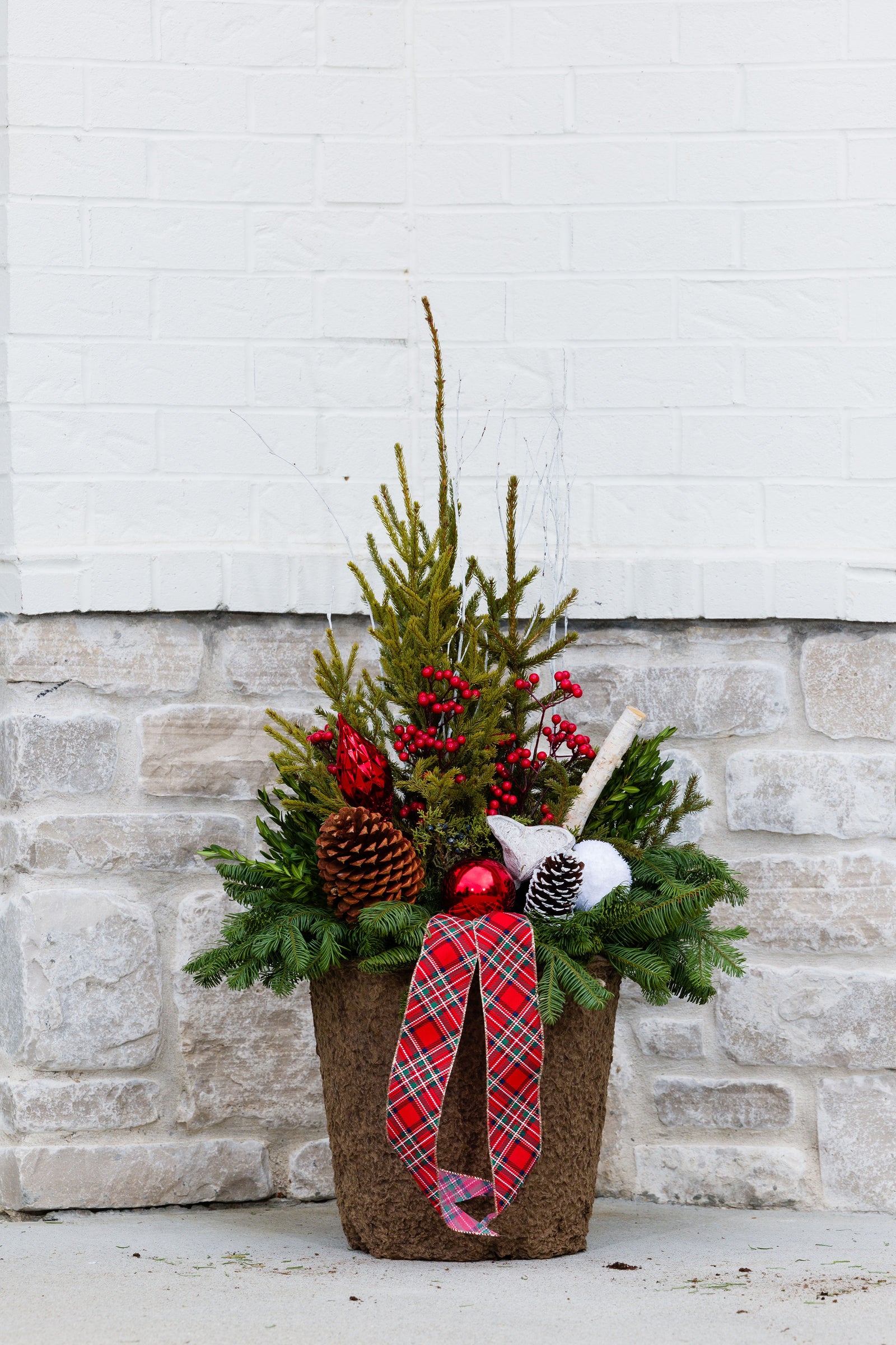 Peppermint Twist - Medium Round Drop In