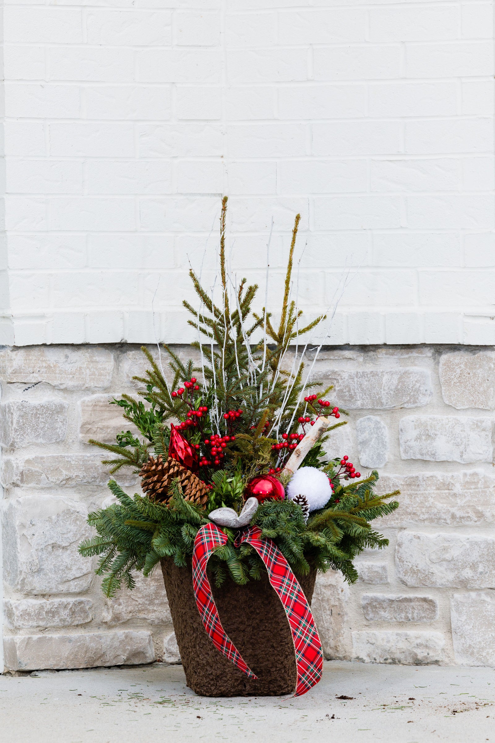 Peppermint Twist - Medium Square Drop In