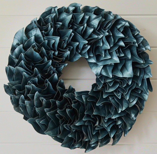 Ocean Mist Lacquer Wreath
